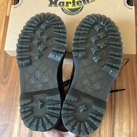 Dr Martens Black Jadon Platform Boots - Picture 4 of 9